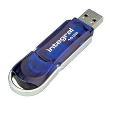 Mälupulk Integral Courier 16 GB USB 3.0 80/20 MBs, sinine hind ja info | Mälupulgad | kaup24.ee