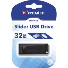 Verbatim Slider 32GB USB 2.0 цена и информация | USB накопители | kaup24.ee