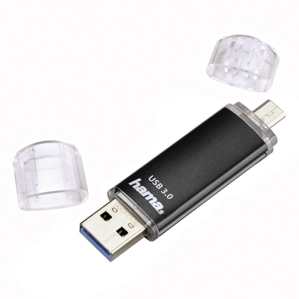 Mälupulk USB / micro USB Hama Laeta Twin (32 GB) hind ja info | Mälupulgad | kaup24.ee