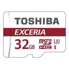 32 GB mälukaart Toshiba Micro SDHC Class 10 UHS-I U3 + SD adapter, THN-M302R0320EA hind ja info | Verbatim Mobiiltelefonid, foto-, videokaamerad | kaup24.ee