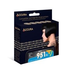 Rašalo kasetė Accura HP No. 951XL (CN048AE), geltona hind ja info | Tindiprinteri kassetid | kaup24.ee