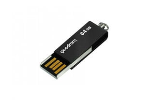 Atmintinė GOODRAM - CUBE 64GB USB2.0 BLACK hind ja info | Mälupulgad | kaup24.ee
