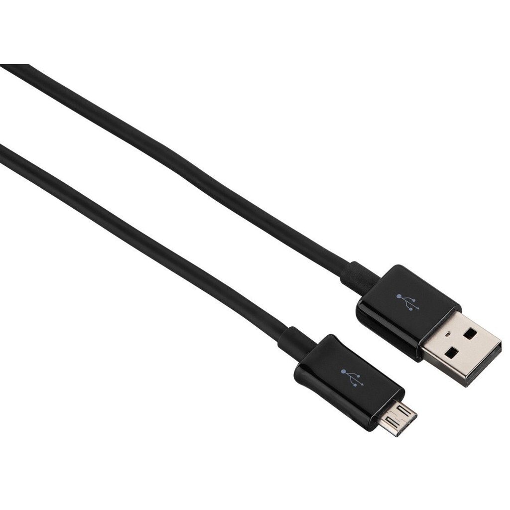 Micro USB juhe Hama, USB 2.0 USB A-MicroUSB B, 0.9 m, must цена и информация | Kaablid ja juhtmed | kaup24.ee