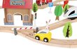 Puidust raudtee - rööbastee 3,9 meetrit hind ja info | Arendavad mänguasjad | kaup24.ee