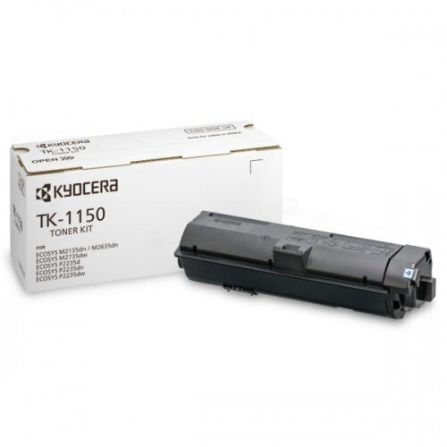 Toner Kyocera TK-1150 | 3000 pages A4 | Black | Ecosys P2235dn/P2235dw цена и информация | Laserprinteri toonerid | kaup24.ee