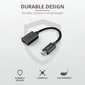 Trust Type-C į USB 3.0 kaabel, 9 cm hind ja info | Mobiiltelefonide kaablid | kaup24.ee