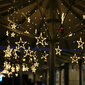 Jõulutuled kardina vanik LED Stars 8 programmi Soe hind ja info | Jõulutuled | kaup24.ee