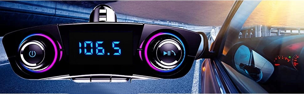 Autosaatja 12/24V Bluetooth käed-vabad autolaadija цена и информация | Auto võimendid | kaup24.ee