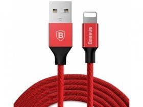 USB juhe Baseus Yiven Cable CALYW-C09 sobib Apple, 3 m pikk, punane цена и информация | Mobiiltelefonide kaablid | kaup24.ee