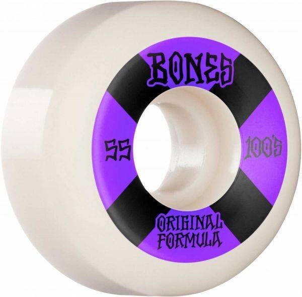 Bones Wheels OG Formula Skateboard Wheels 100A 55mm V5 Sidecut White hind ja info | Rulad | kaup24.ee