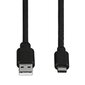 USB-C kaabel Hama, USB 2.0, USB-C pistik – USB-A pistik, 480 Mbit/s, 1 m, must hind ja info | Mobiiltelefonide kaablid | kaup24.ee