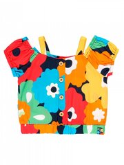 T-särk tüdrukutele Boboli Print, oranž hind ja info | Tüdrukute särgid | kaup24.ee