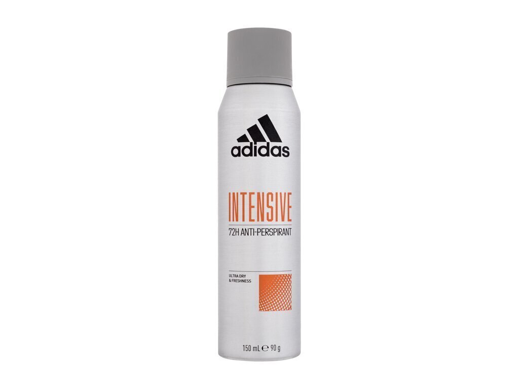 Spreideodorant meestele Adidas Intensive Cool & Dry 72h 150 ml цена и информация | Deodorandid | kaup24.ee