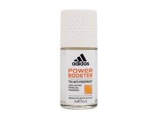 Шариковый дезодорант Adidas Power Booster 72ч 50 мл цена и информация | Дезодоранты | kaup24.ee