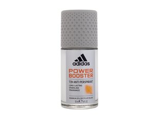 Шариковый дезодорант для мужчин Adidas Power Booster 72ч 50 мл цена и информация | Дезодоранты | kaup24.ee