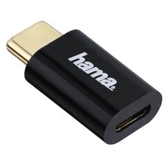 Adapter USB-C -- Micro USB Hama hind ja info | USB jagajad, adapterid | kaup24.ee