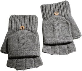 Meeste soojad talvekindad, klapiga KR55 цена и информация | Мужские шарфы, шапки, перчатки | kaup24.ee