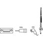 DIN antenni pistiku adapter Hama, ISO pistikupesa, must цена и информация | Kaablid ja juhtmed | kaup24.ee