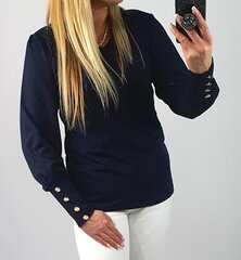 Блузка женская, темно-синяя цена и информация | Женские блузки, рубашки | kaup24.ee
