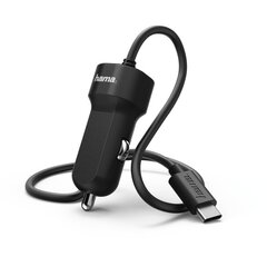 Autolaadija USB-C Hama : 00173618 цена и информация | Зарядные устройства для телефонов | kaup24.ee