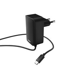 Telefoni laadija Hama, USB Type-C, 3 A, 1 m kaabel, must hind ja info | Mobiiltelefonide laadijad | kaup24.ee