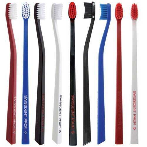 Swissdent Profi Colours Soft-Medium - Toothbrush 1.0ks Green hind ja info | Suuhügieen | kaup24.ee