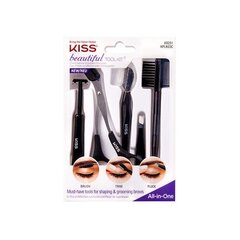 Kiss My Face Beautiful Tool Kit Brows - Eyebrow trim kit цена и информация | Кисти для макияжа, спонжи | kaup24.ee