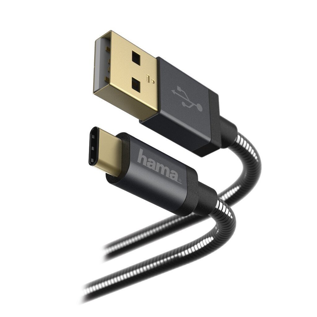 Juhe USB-C Hama (1,5 m), 00173636 hind ja info | Mobiiltelefonide kaablid | kaup24.ee