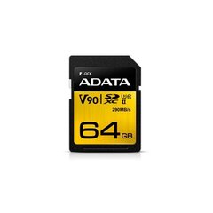 ADATA Premier ONE UHS-II U3 64 GB, SDXC, цена и информация | Карты памяти | kaup24.ee