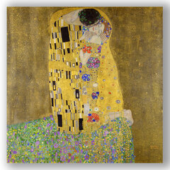 Reproduktsioon "Suudlus", Gustav Klimt, 100x100 cm, Wolf Kult hind ja info | Seinapildid | kaup24.ee