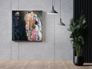 Reproduktsioon „Surm ja elu”, Gustav Klimt, 50x50 cm, Wolf Kult цена и информация | Картины, живопись | kaup24.ee