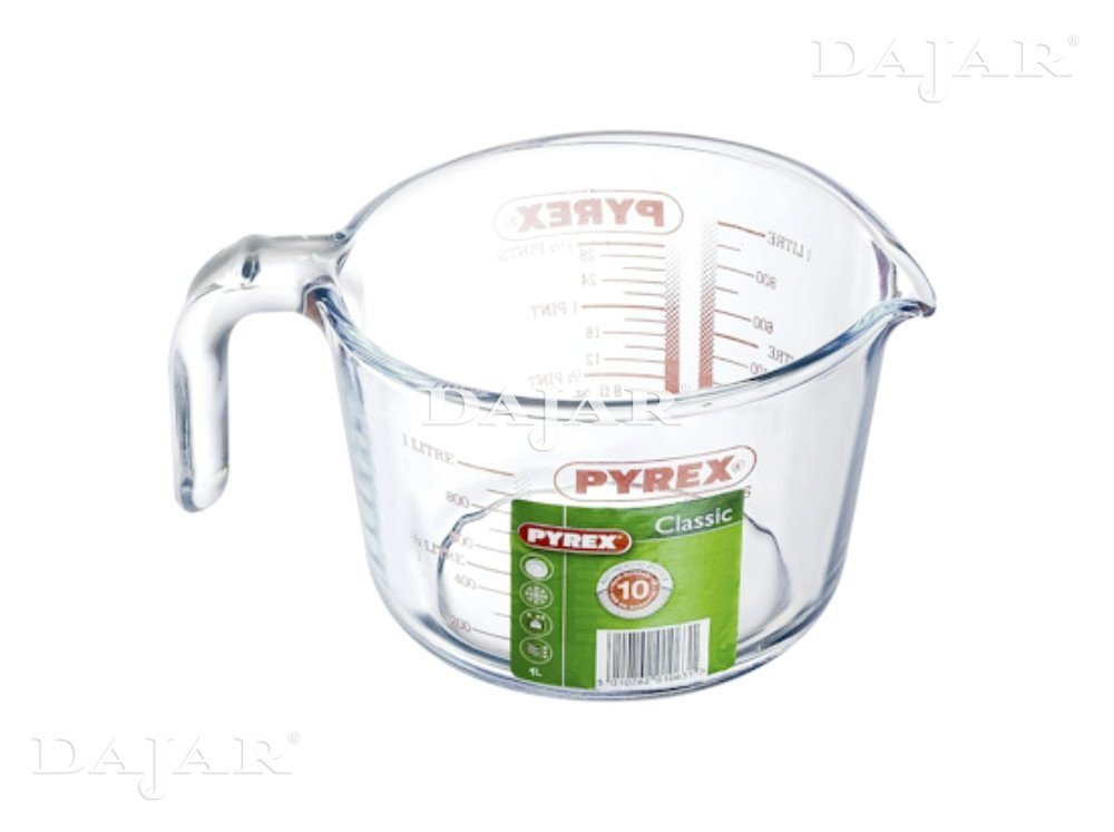 Mõõdukann Pyrex Classic Vidrio Läbipaistev Klaas: Maht - 1 L цена и информация | Köögitarbed | kaup24.ee