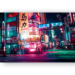 Reproduktsioon Tokyo tänavad, 100x70 cm, Wolf Kult hind ja info | Seinapildid | kaup24.ee