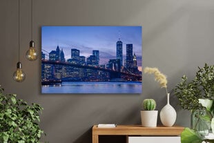 Reproduktsioon Manhattani panoraam, 100x70 cm, Wolf Kult hind ja info | Seinapildid | kaup24.ee