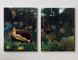 Diptühhon "Unenägu", Henri Rousseau, 140x100 cm, Wolf Kult цена и информация | Seinapildid | kaup24.ee