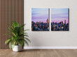 Diptühhon Päikeseloojang New Yorgis, 140x100 cm, Wolf Kult цена и информация | Seinapildid | kaup24.ee