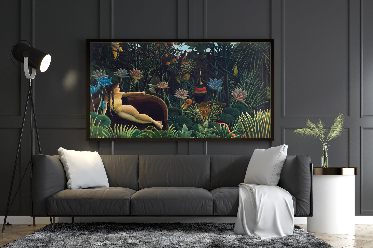 Reproduktsioon „Unenägu”, Henri Rousseau, 100x70 cm, Wolf Kult hind ja info | Seinapildid | kaup24.ee