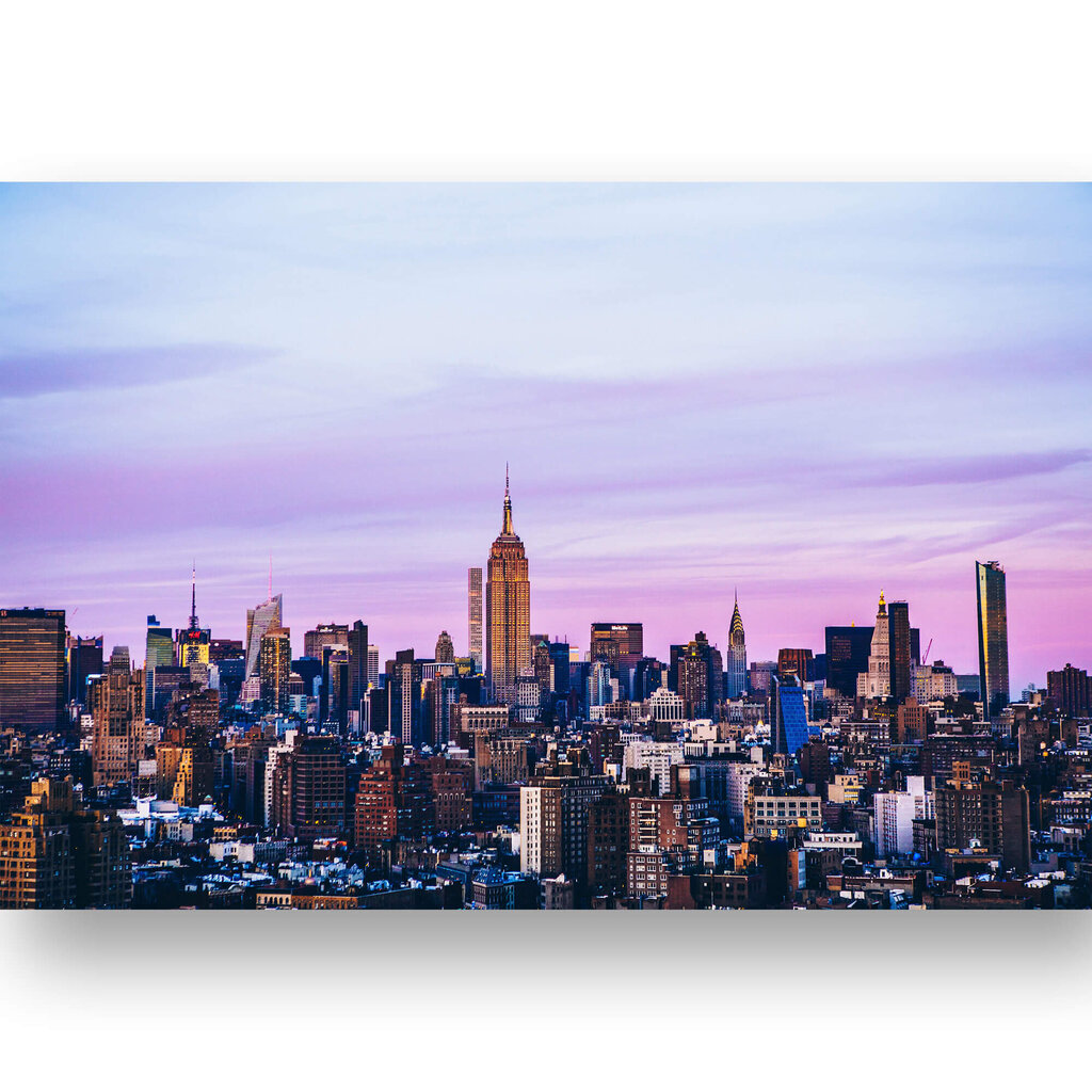 Reproduktsioon Päikeseloojang New Yorgis, 100x70 cm, Wolf Kult hind ja info | Seinapildid | kaup24.ee