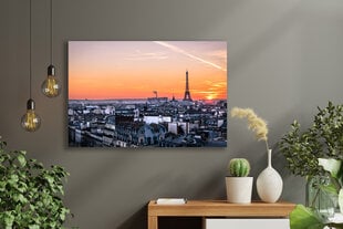 Reproduktsioon Päikeseloojang Pariisis, 100x70 cm, Wolf Kult hind ja info | Seinapildid | kaup24.ee