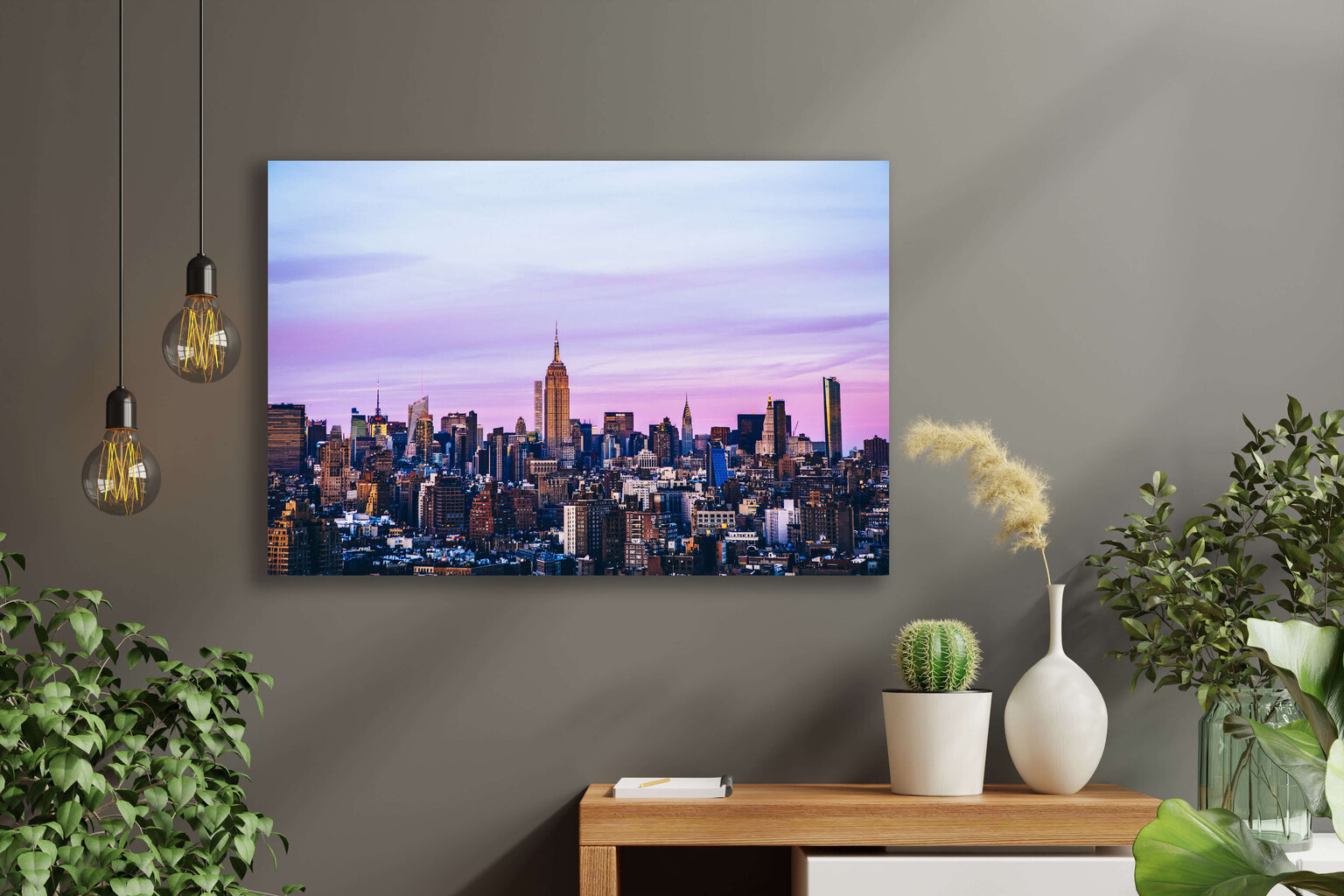 Reproduktsioon Päikeseloojang New Yorgis, 60x80 cm, Wolf Kult цена и информация | Seinapildid | kaup24.ee