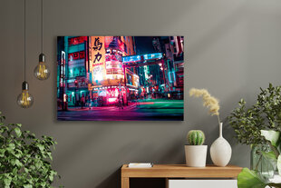 Картина Токийские улицы, 60x80 см, Wolf Kult цена и информация | Картины, живопись | kaup24.ee