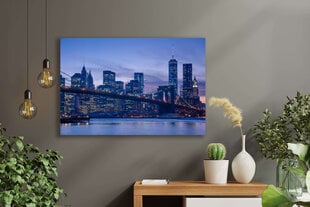 Картина Панорама Манхэттена, 60x80 см, Wolf Kult цена и информация | Картины, живопись | kaup24.ee