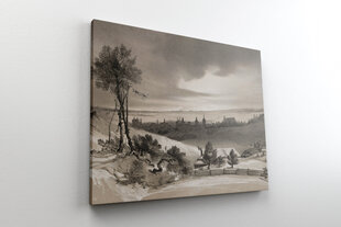 Картина Пейзаж Вильнюса, 60х80 см, Wolf Kult цена и информация | Картины, живопись | kaup24.ee