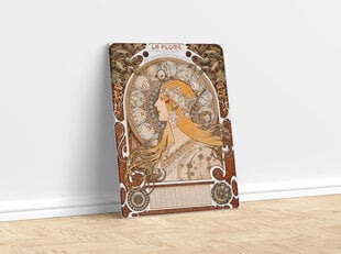 Reproduktsioon "La Plume" Alphonse Mucha, 100x70 cm, Wolf Kult hind ja info | Seinapildid | kaup24.ee