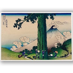 Reproduktsioon "Mishima kuru Kai provintsis", Katsushika Hokusai, 100x70 cm, Wolf Kult hind ja info | Seinapildid | kaup24.ee