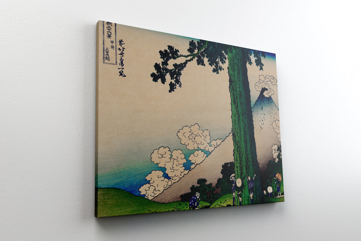 Reproduktsioon "Mishima kuru Kai provintsis", Katsushika Hokusai, 60x80 cm, Wolf Kult цена и информация | Seinapildid | kaup24.ee