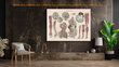 Reproduktsioon Anatoomia III, 60x80 cm, Wolf Kult hind ja info | Seinapildid | kaup24.ee