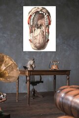 Картина Анатомия полости рта, 60x80 см, Wolf Kult цена и информация | Настенные деревянные декорации | kaup24.ee