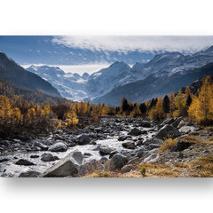 Картина Осенние горы, 60x80 см, Wolf Kult цена и информация | Картины, живопись | kaup24.ee