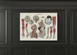 Reproduktsioon Anatoomia III, 40x60 cm, Wolf Kult hind ja info | Seinapildid | kaup24.ee